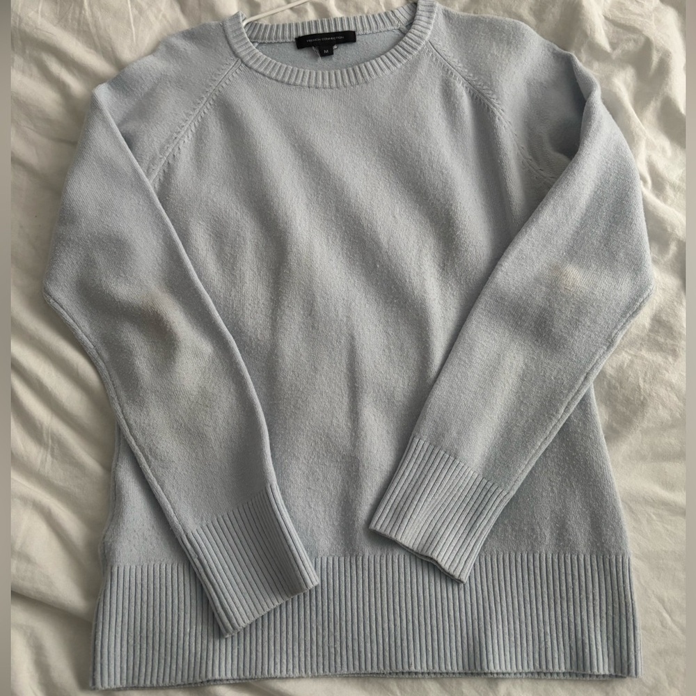 French Connection Soft Gray Knit Sweater